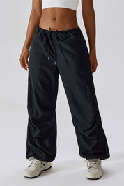 Baggy Cargo Pants with Drawstring by bornfocus