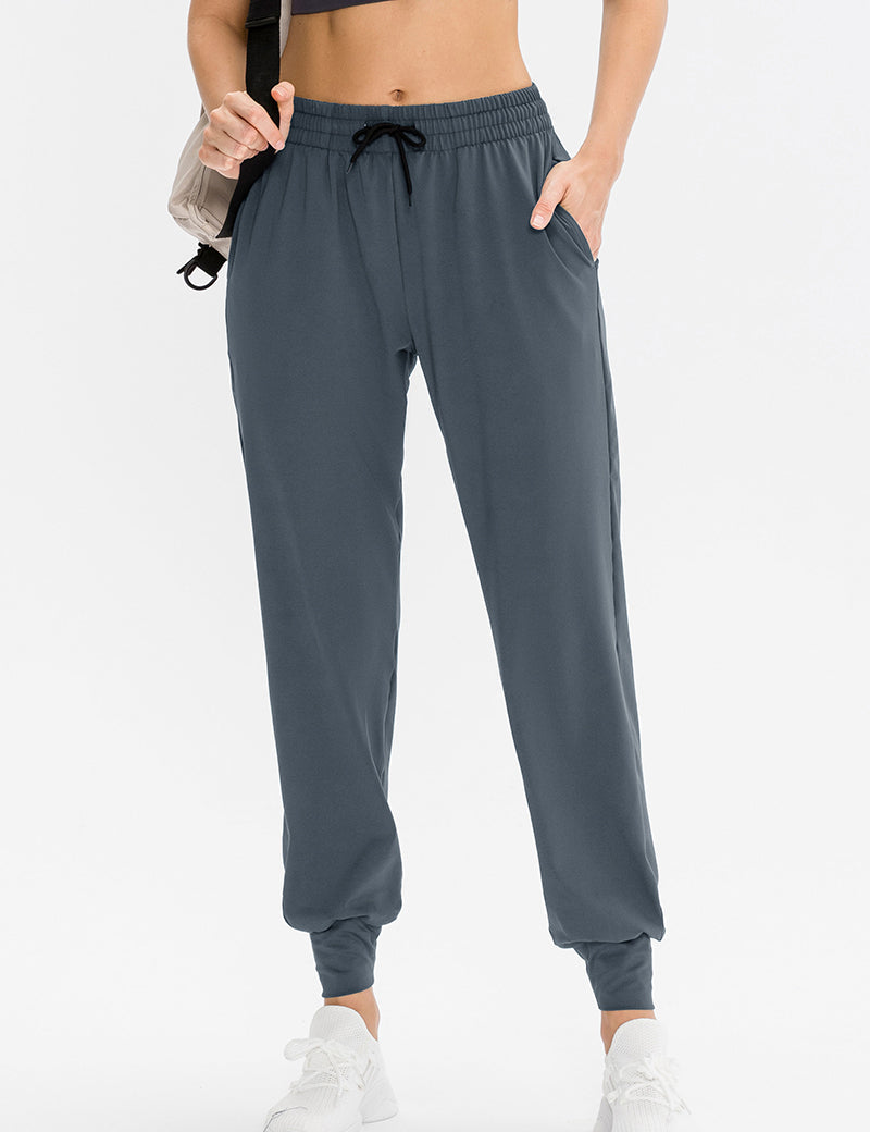 Tapered Jogger Pant with Drawstring by bornfocus