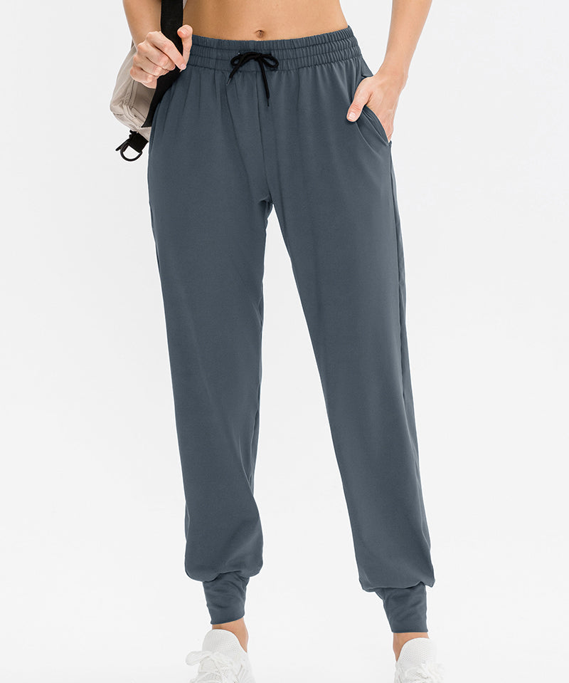 Tapered Jogger Pant with Drawstring by bornfocus