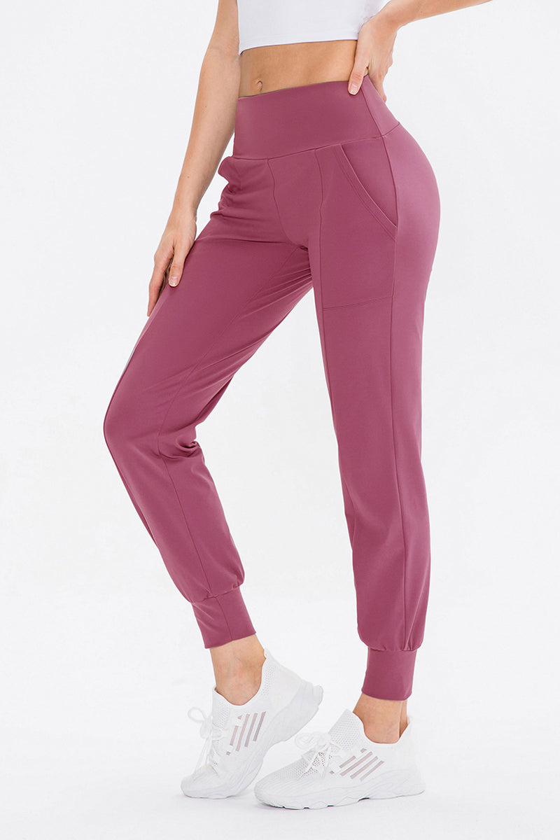 High-Waist Tapered Jogger by bornfocus