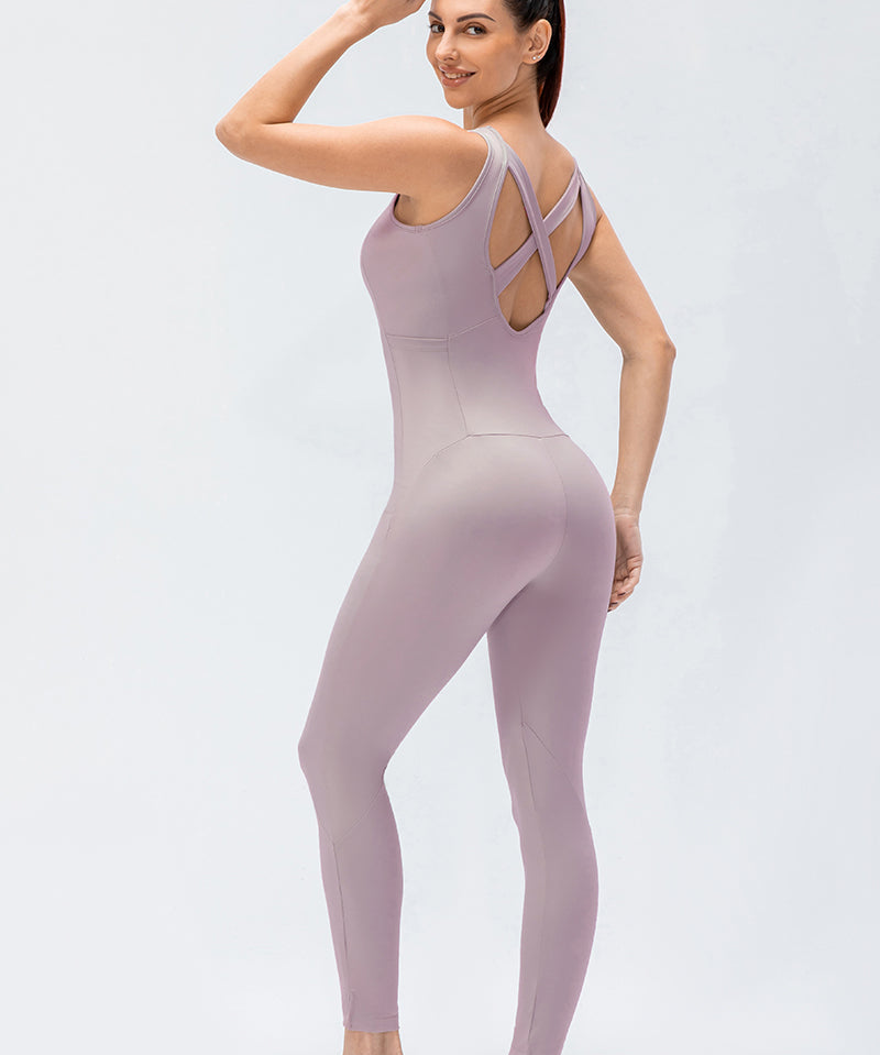 Sleeveless Bodycon Jumpsuit by bornfocus