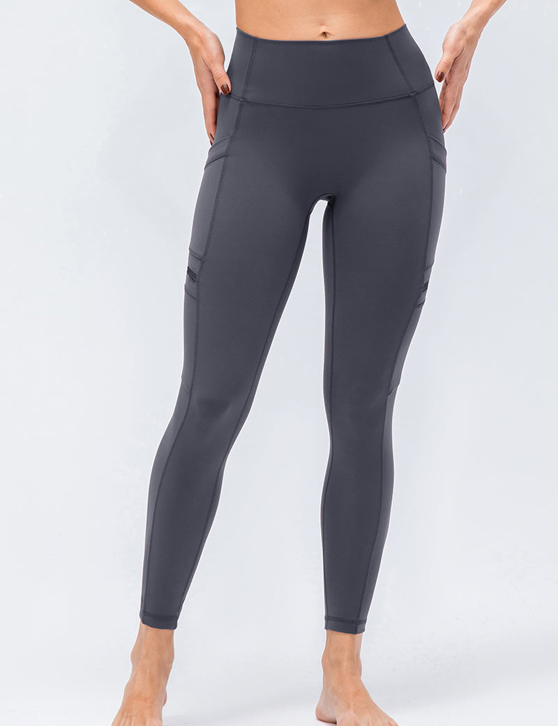 High-Rise Workout Leggings with Multi Pockets by bornfocus