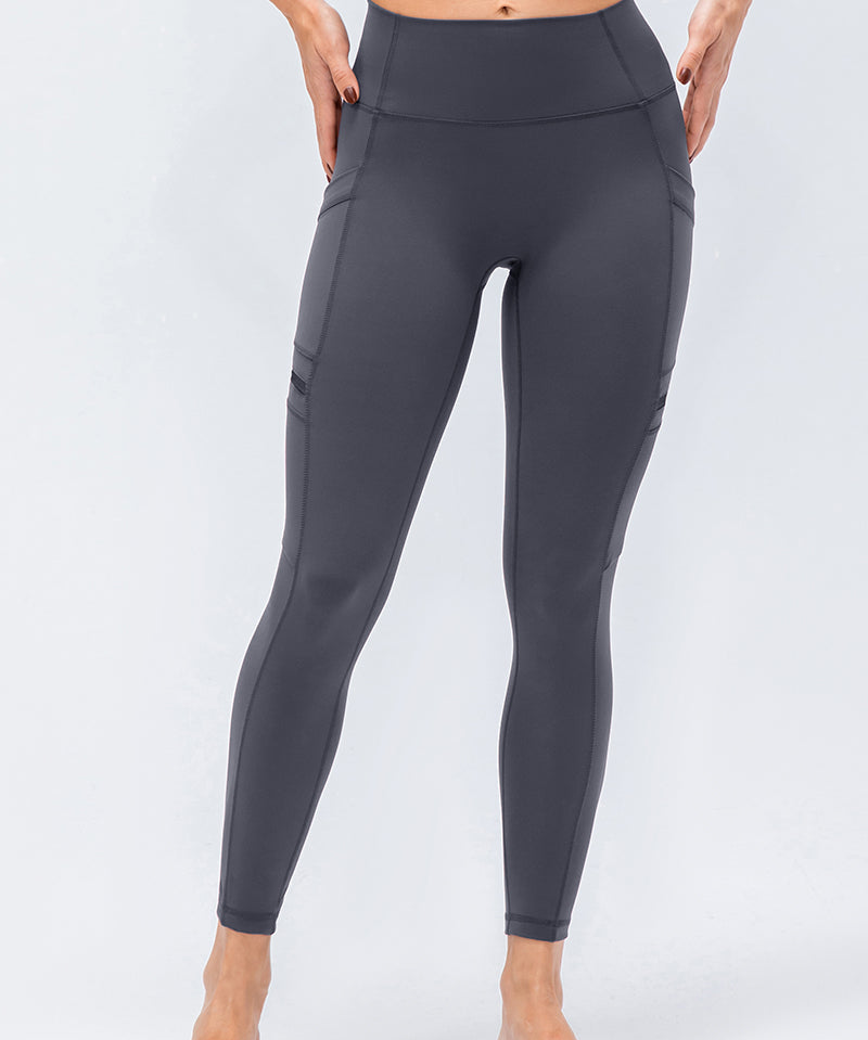 High-Rise Workout Leggings with Multi Pockets by bornfocus