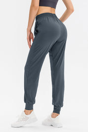 Tapered Jogger Pant with Drawstring by bornfocus