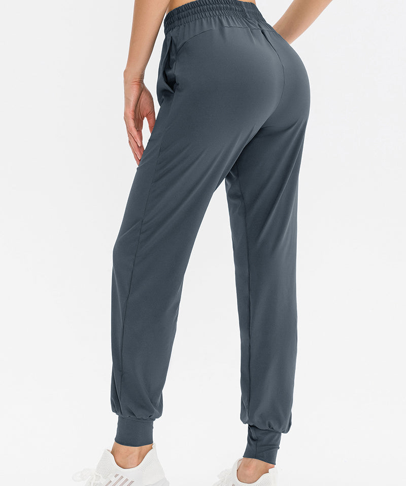 Tapered Jogger Pant with Drawstring by bornfocus