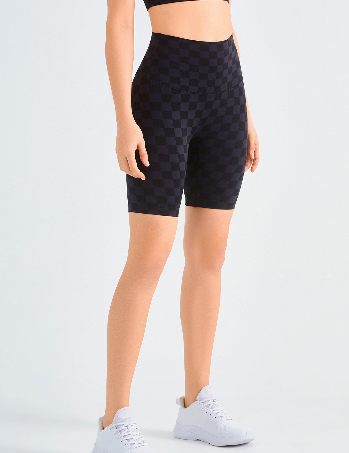 Checkerboard Seamless Gym Shorts by bornfocus