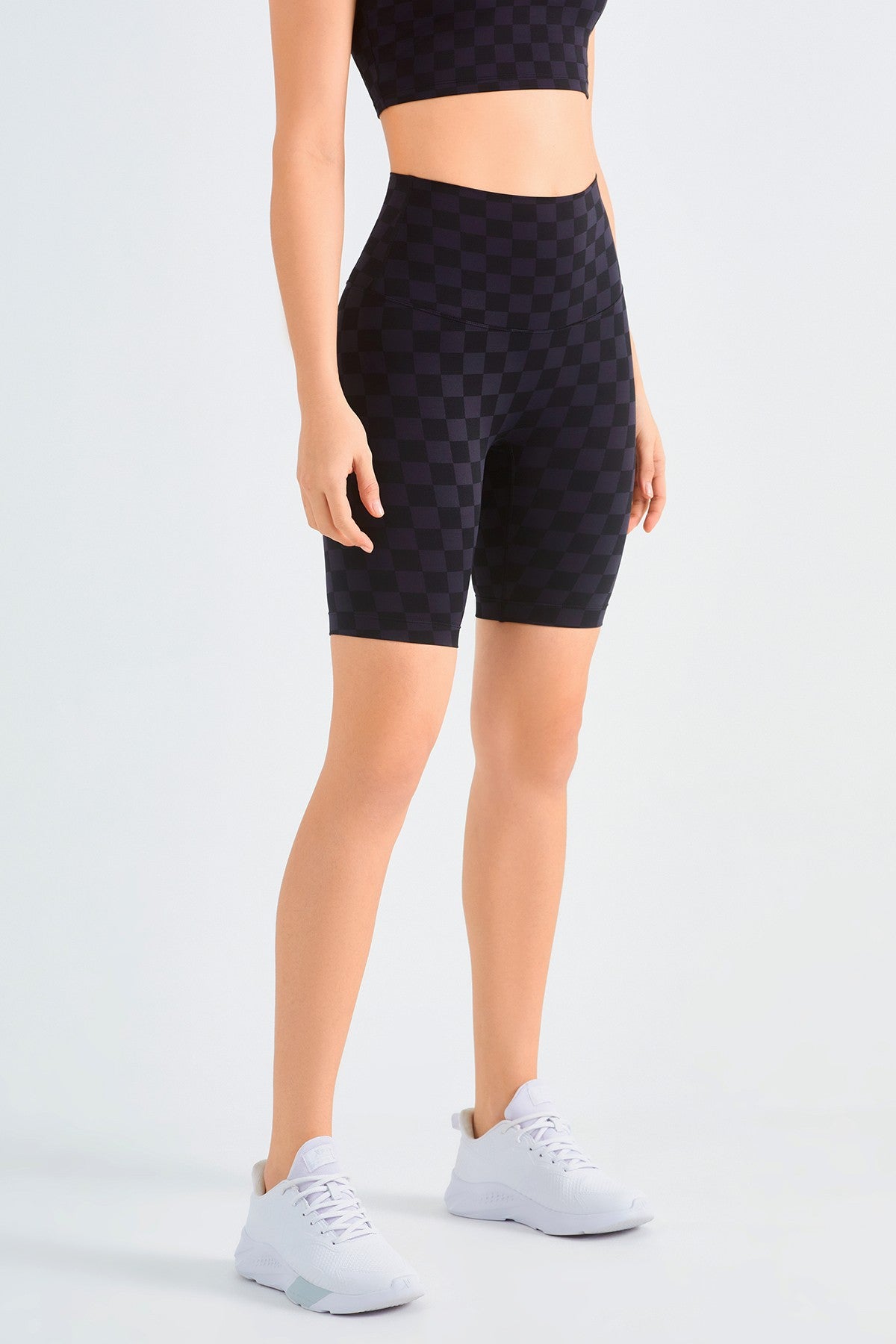 Checkerboard Seamless Gym Shorts by bornfocus