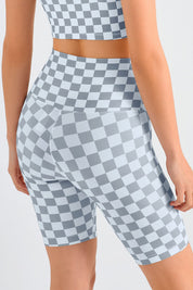 Checkerboard Seamless Gym Shorts by bornfocus