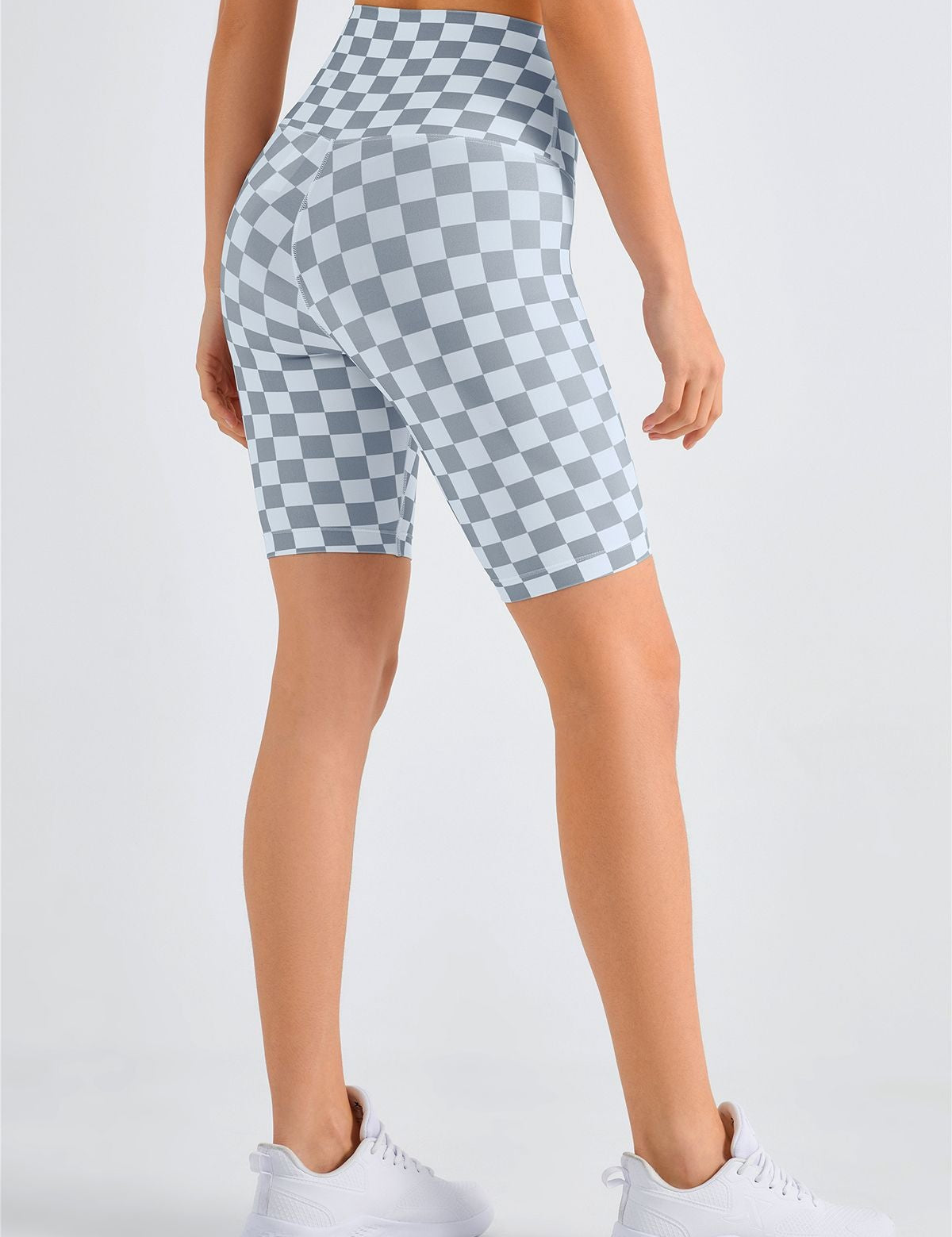 Checkerboard Seamless Gym Shorts by bornfocus