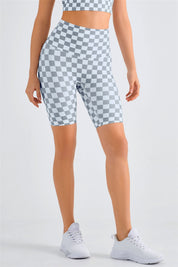 Checkerboard Seamless Gym Shorts by bornfocus