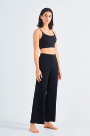 Checkerboard Spaghetti Straps Sports Bra by bornfocus