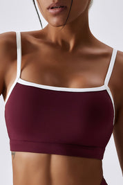 Contrast Trim Bra Camisole by bornfocus