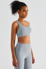 Strappy Sports Bra & Yoga Leggings Activewear Set by bornfocus