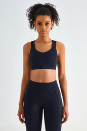 Strappy Sports Bra & Yoga Leggings Activewear Set by bornfocus