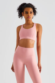 Strappy Sports Bra & Yoga Leggings Activewear Set by bornfocus