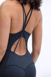 Crisscross Straps Sculpted Bodysuit by bornfocus