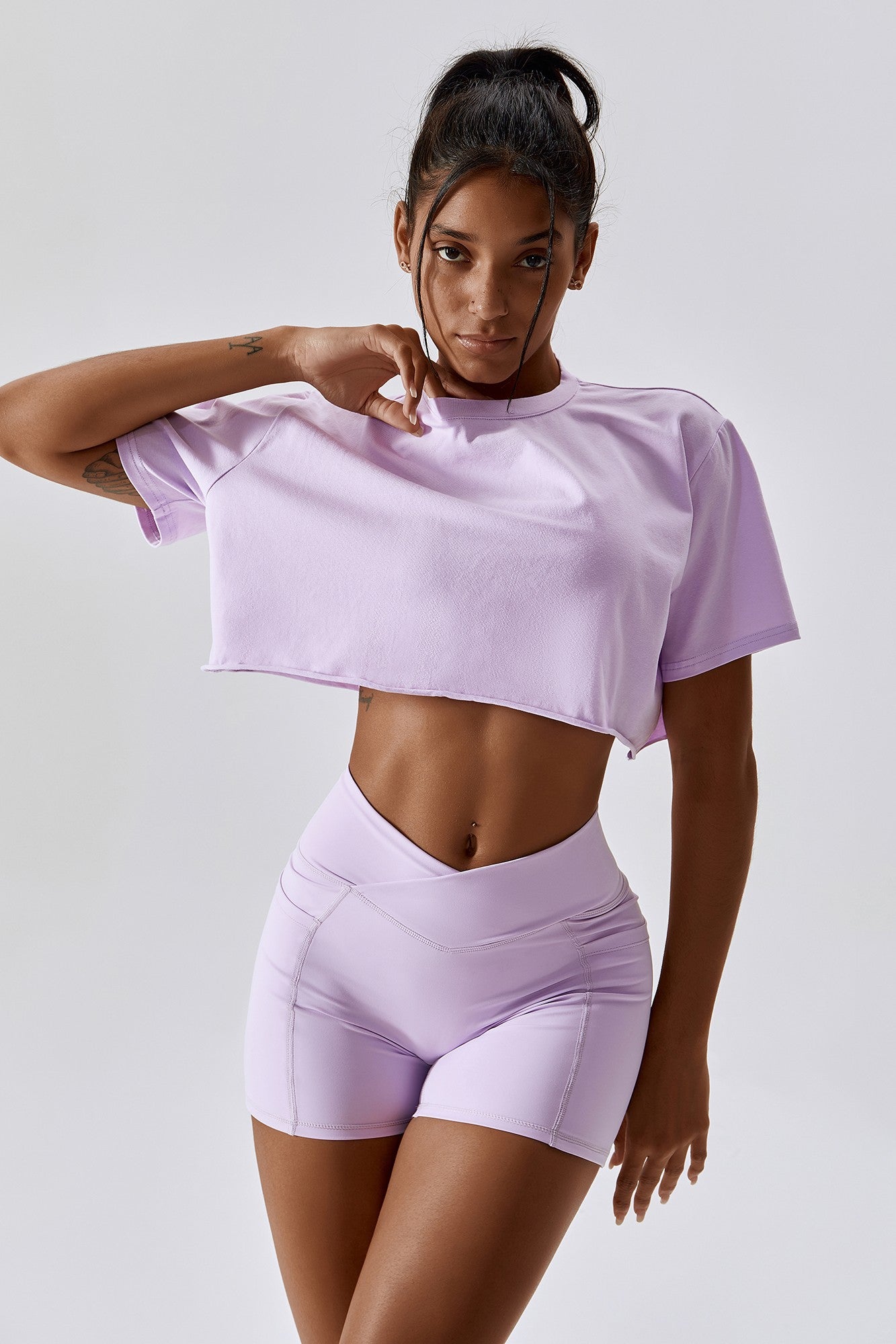 Cropped Oversized Fit T-Shirt by bornfocus
