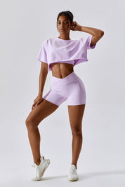 Cropped Oversized Fit T-Shirt by bornfocus