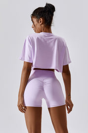 Cropped Oversized Fit T-Shirt by bornfocus