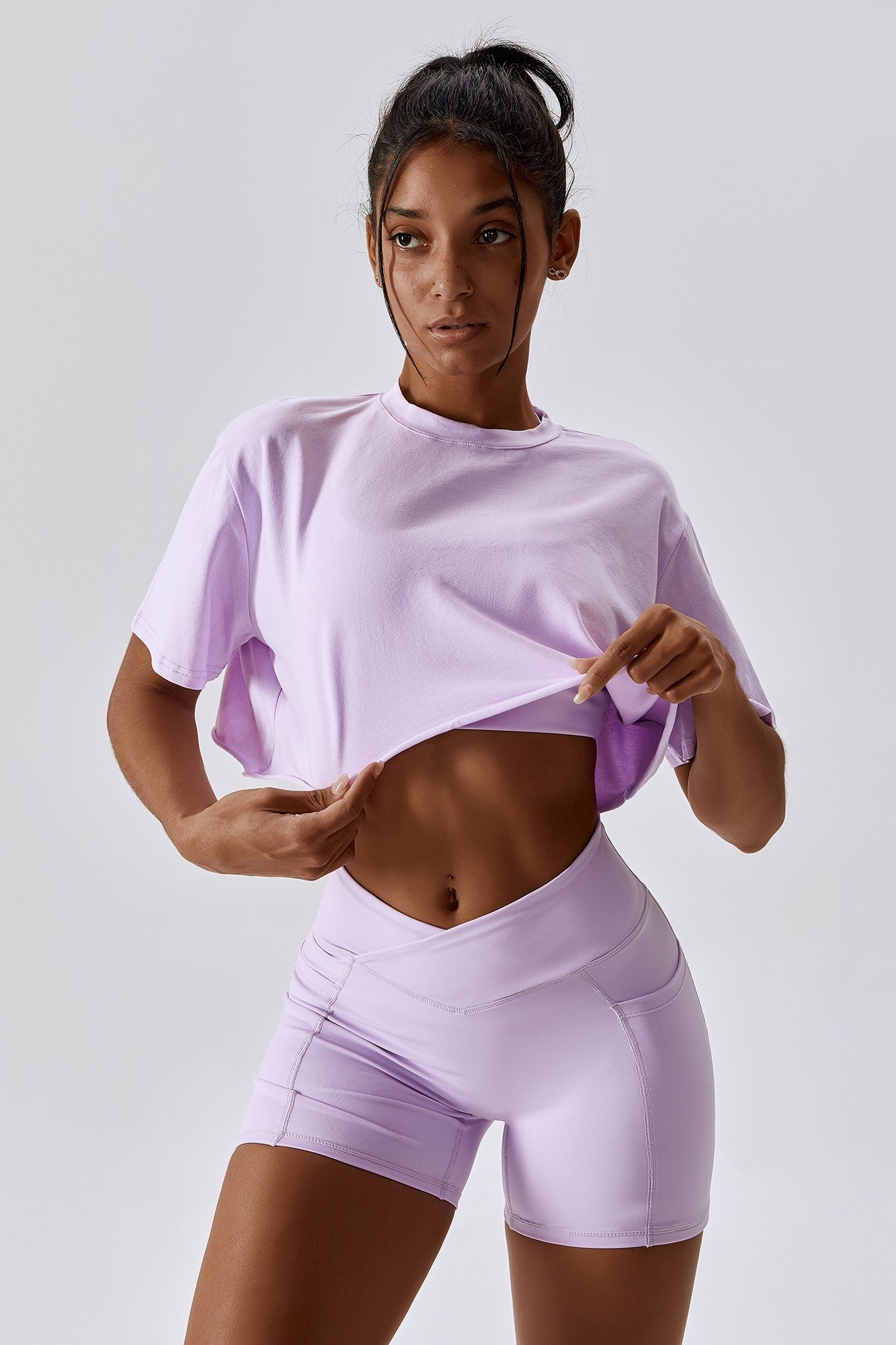 Cropped Oversized Fit T-Shirt by bornfocus