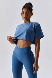 Cropped Oversized Fit T-Shirt by bornfocus