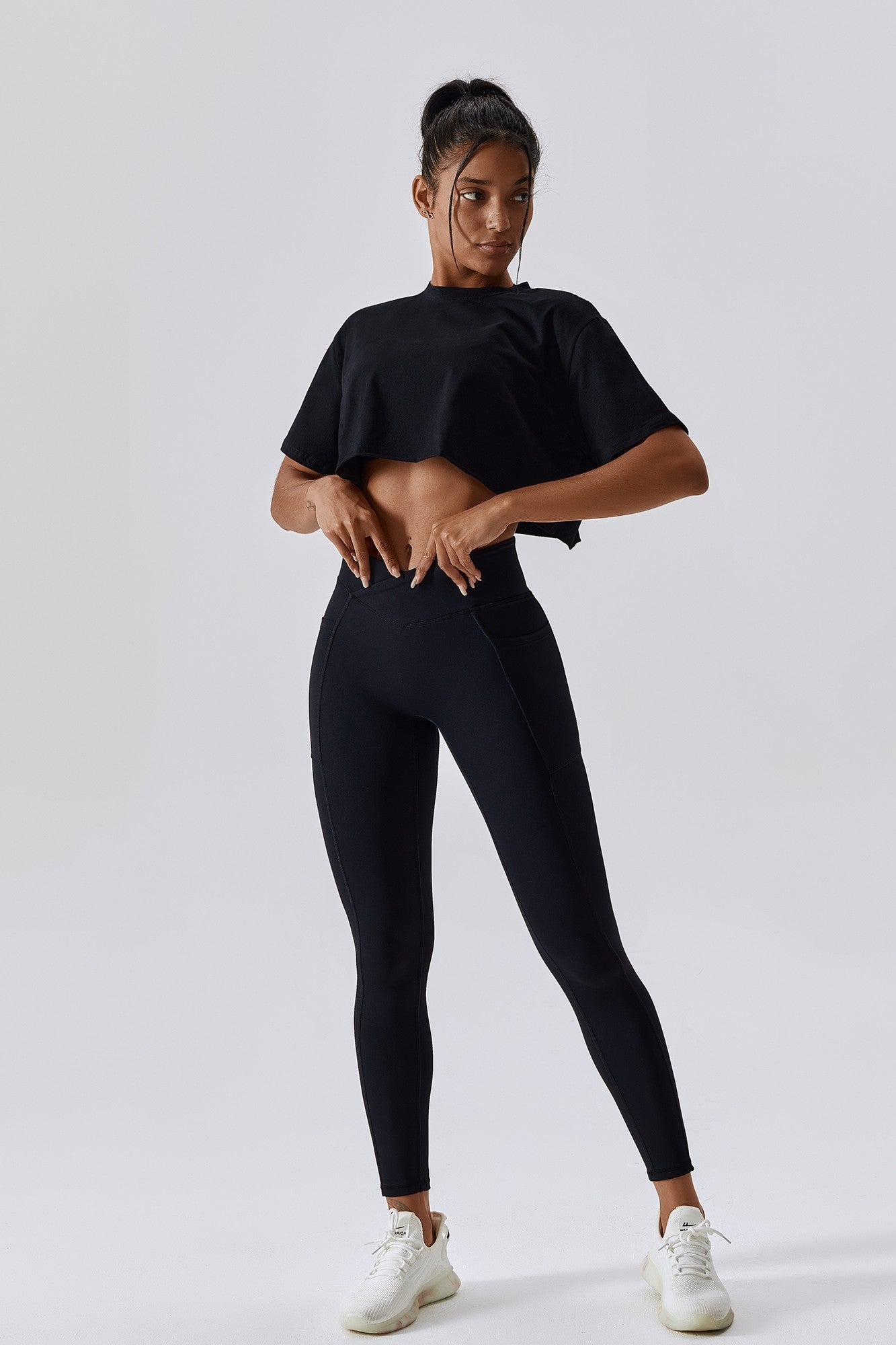 Cropped Oversized Fit T-Shirt by bornfocus
