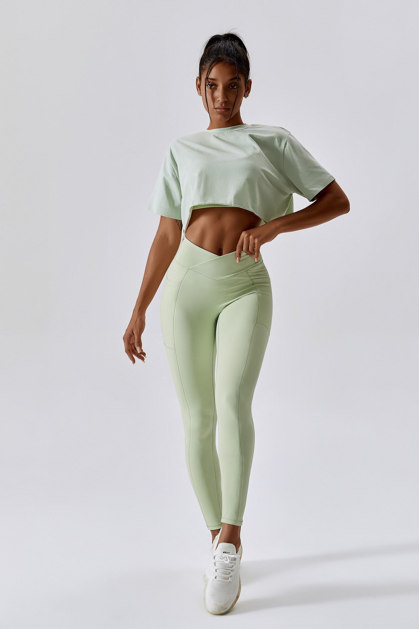 Cropped Oversized Fit T-Shirt by bornfocus