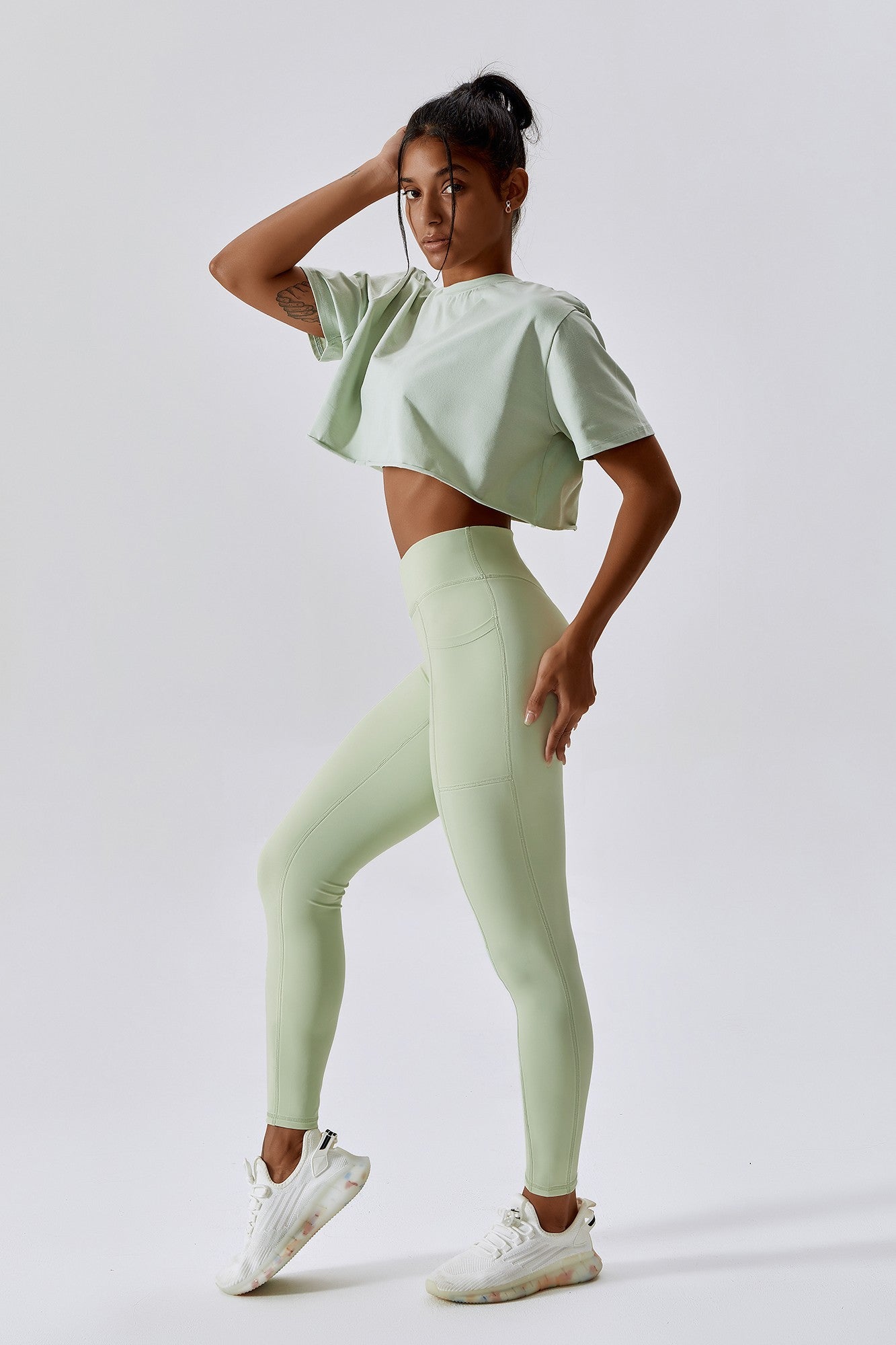Cropped Oversized Fit T-Shirt by bornfocus