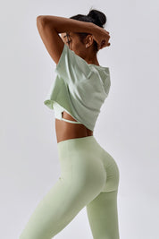 Cropped Oversized Fit T-Shirt by bornfocus