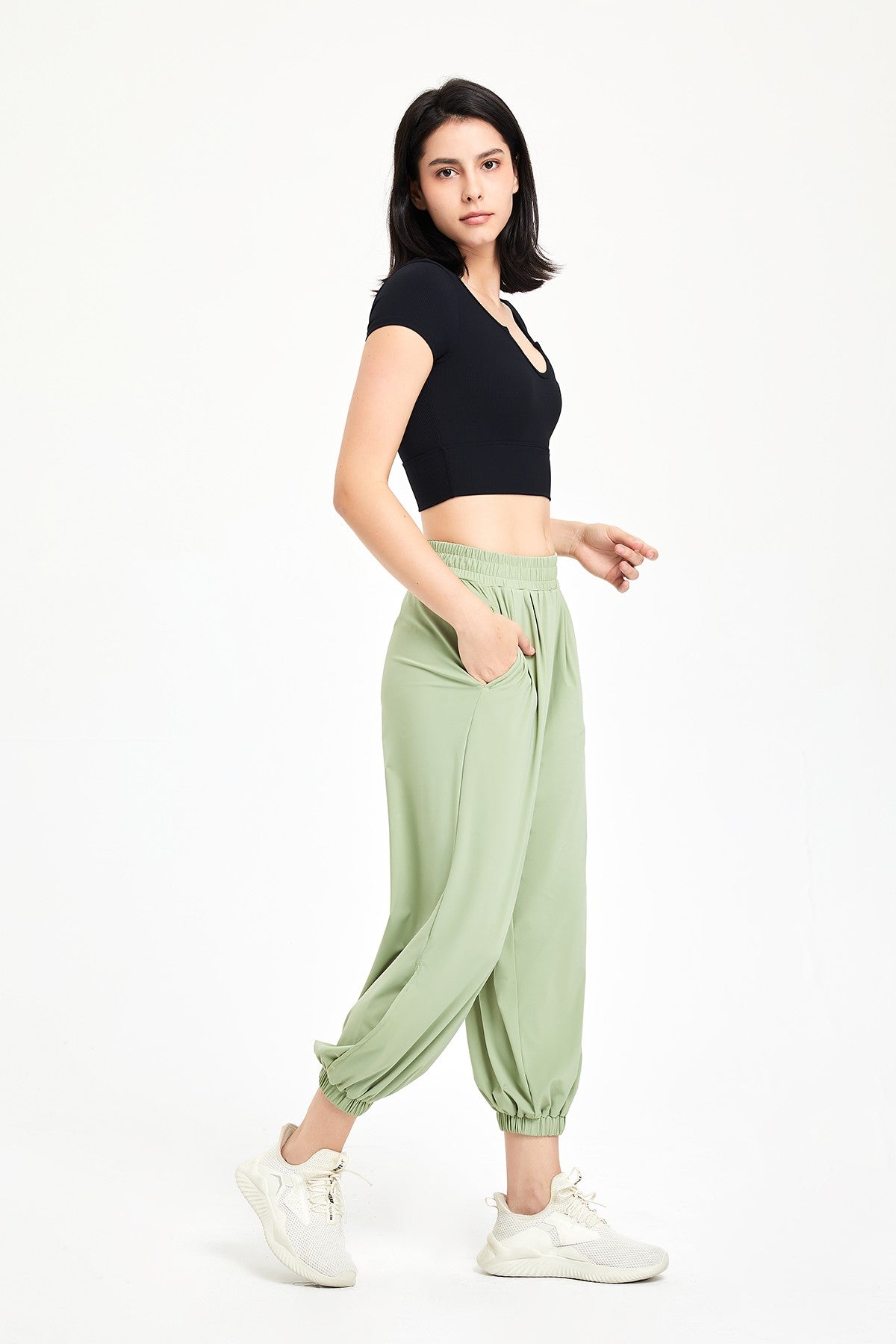 Tapered Boyfriend Jogger Pants by bornfocus