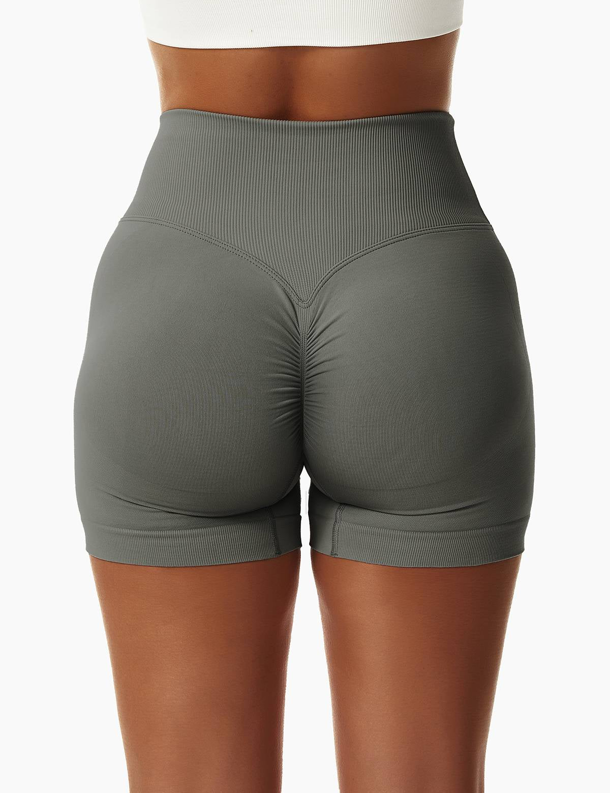 V-Cut Scrunch Butt Shorts by bornfocus