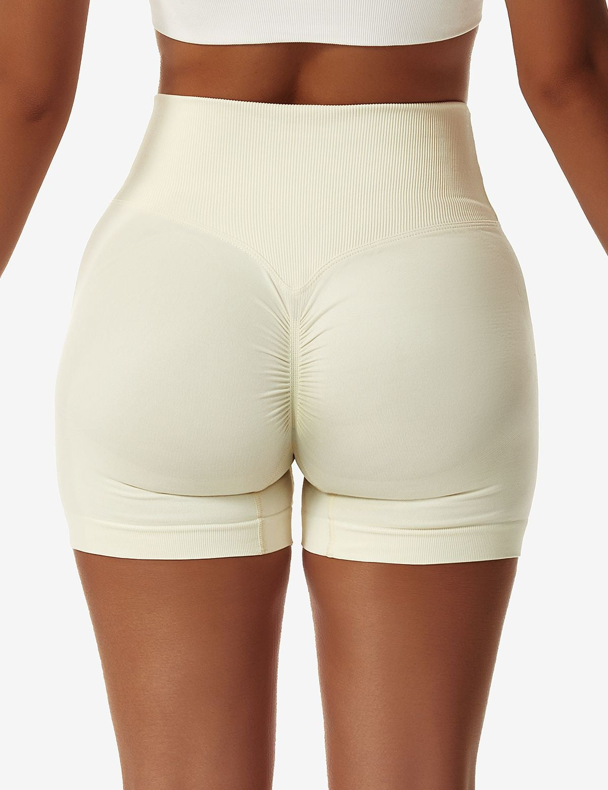 V-Cut Scrunch Butt Shorts by bornfocus