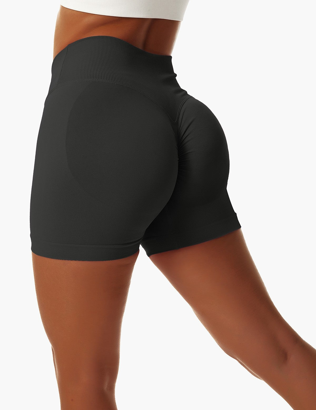 V-Cut Scrunch Butt Shorts by bornfocus