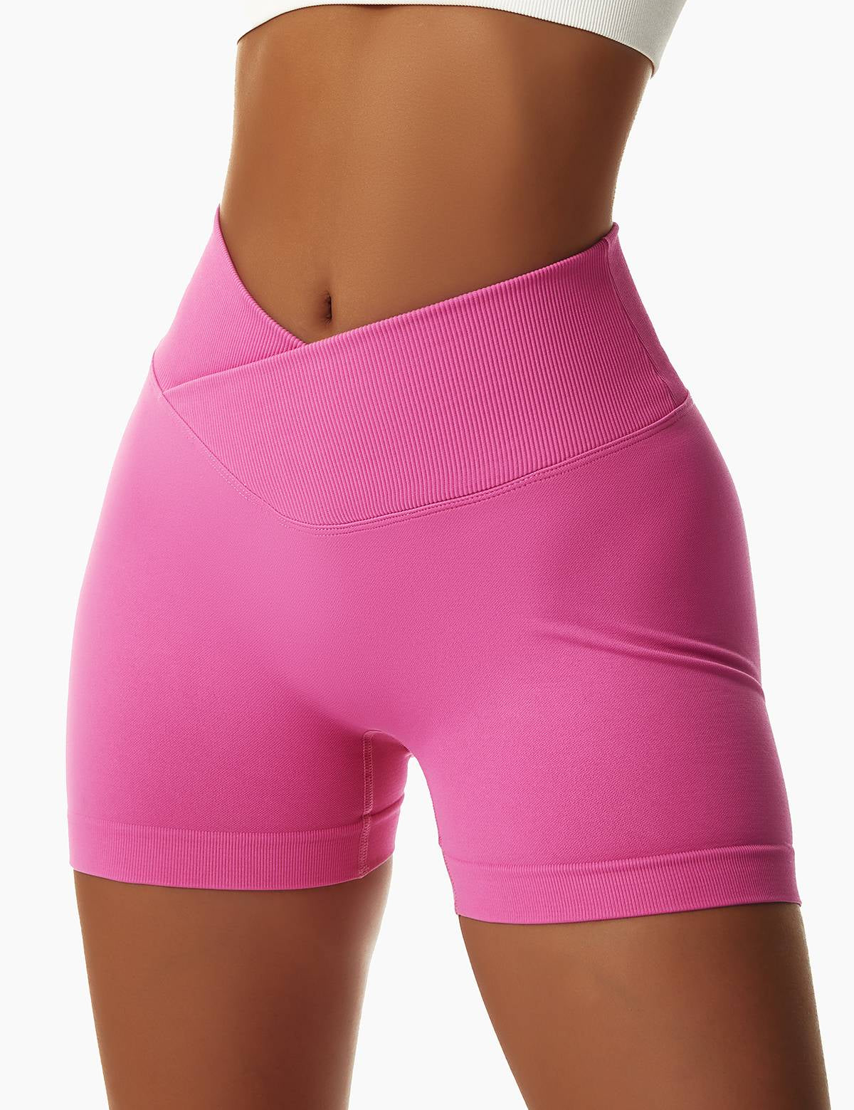 V-Cut Scrunch Butt Shorts by bornfocus