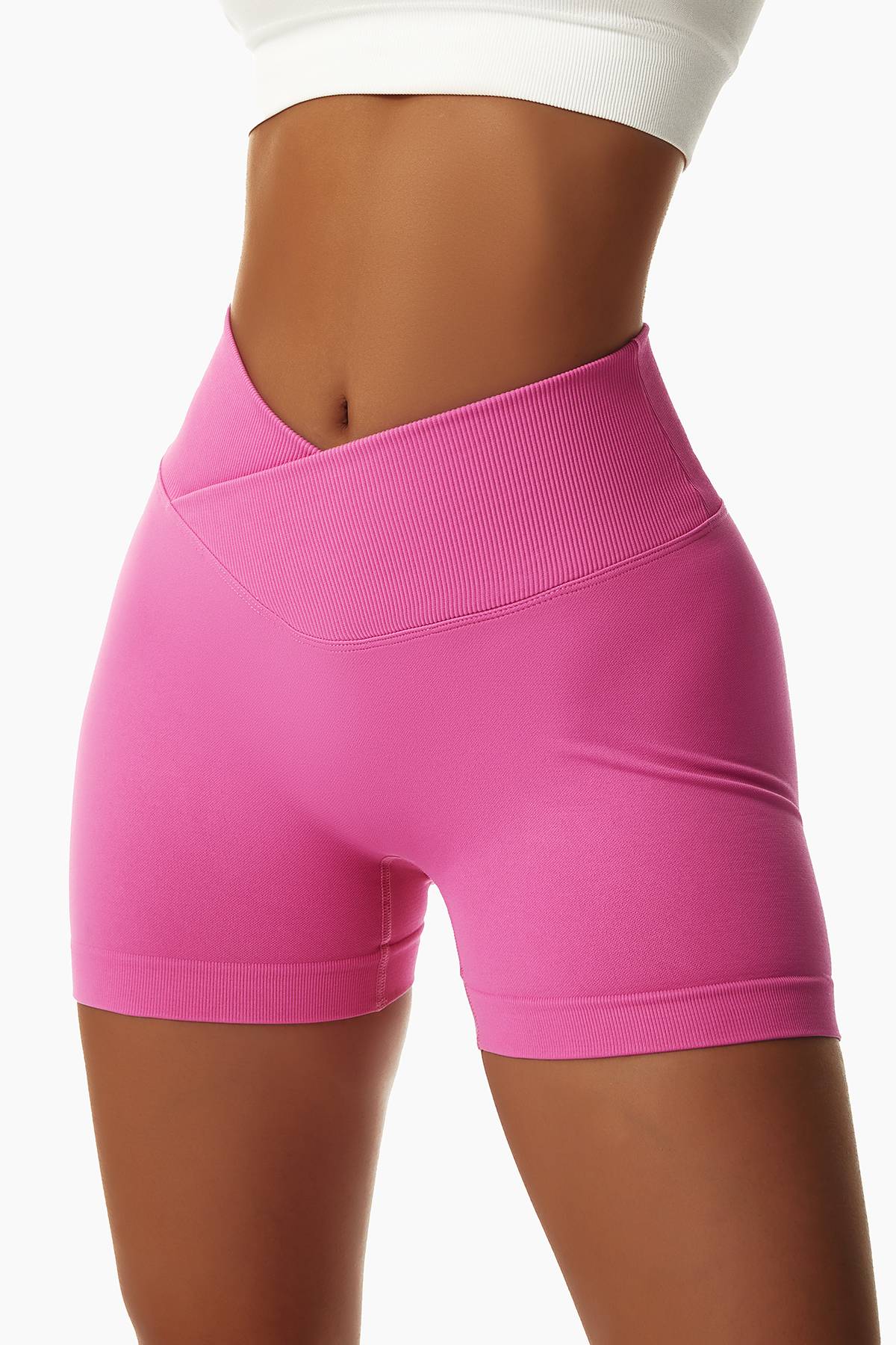 V-Cut Scrunch Butt Shorts by bornfocus