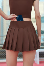 Crossover Pleated Tennis Skirt by bornfocus