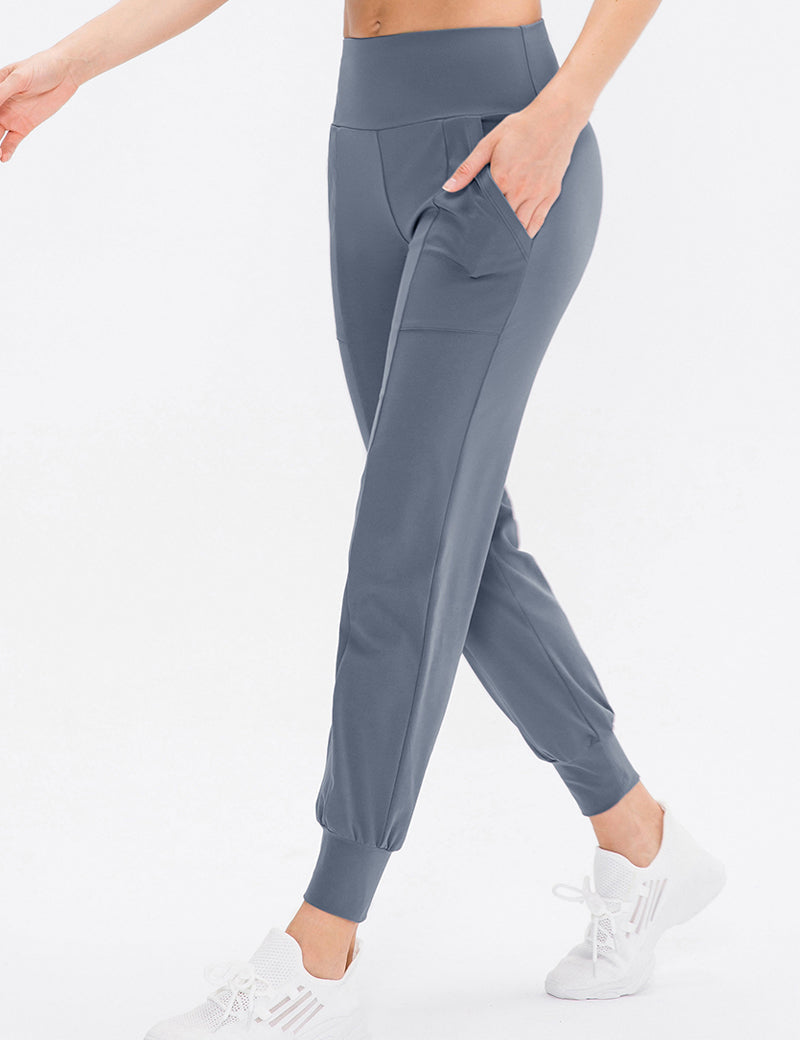 High-Waist Tapered Jogger by bornfocus