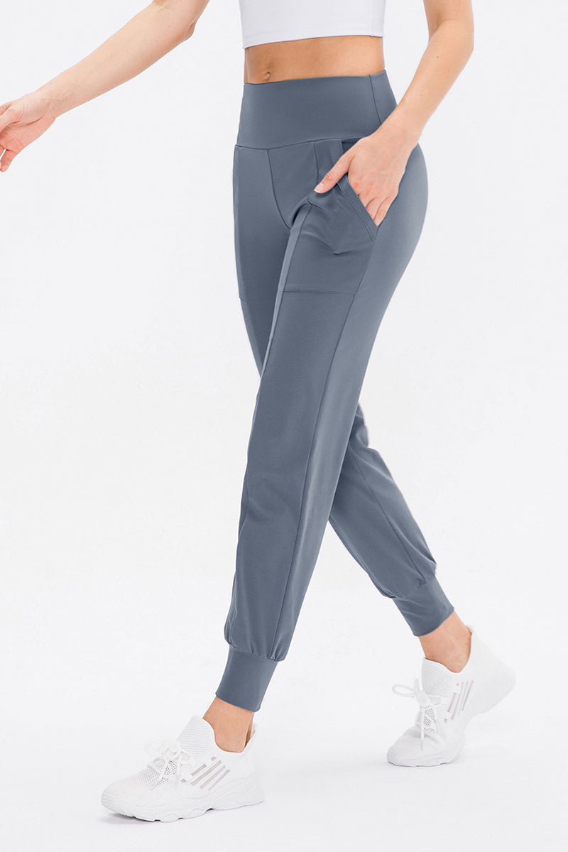 High-Waist Tapered Jogger by bornfocus