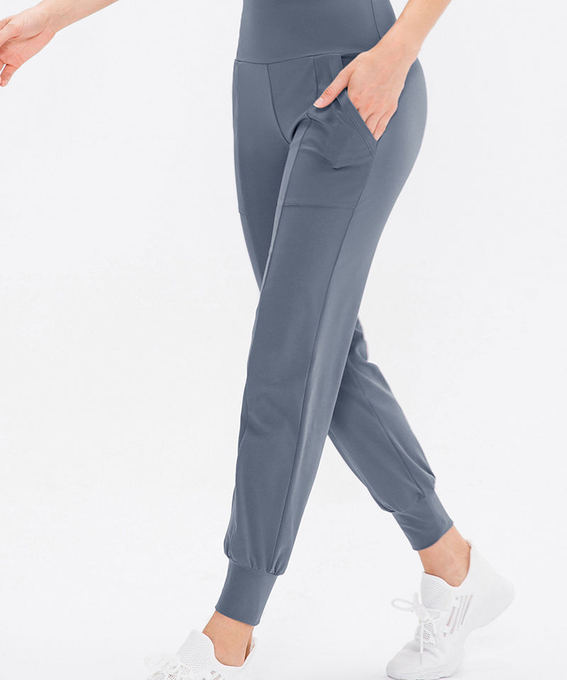 High-Waist Tapered Jogger by bornfocus