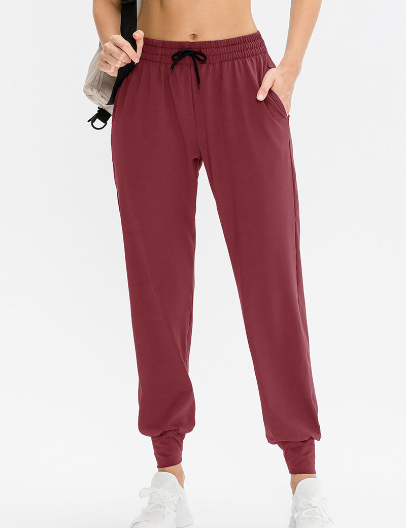 Tapered Jogger Pant with Drawstring by bornfocus