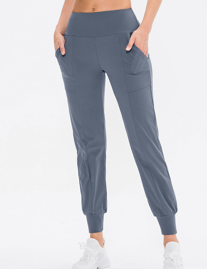 High-Waist Tapered Jogger by bornfocus