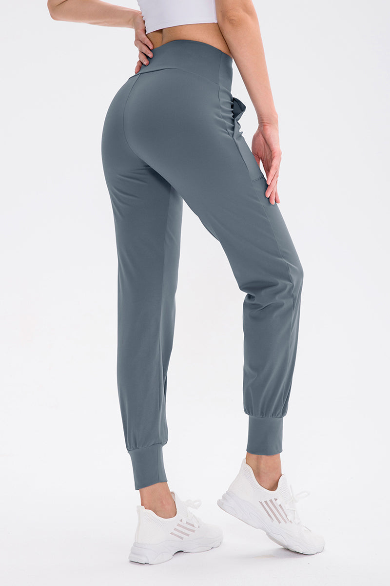 High-Waist Tapered Jogger by bornfocus