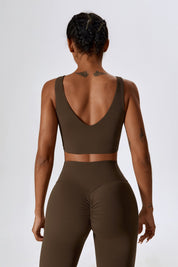 Deep Plunge Backless Tank Top by bornfocus