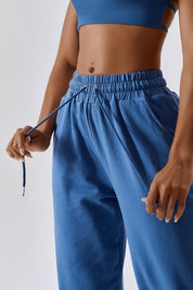 Elasticated Drawstring Joggers by bornfocus