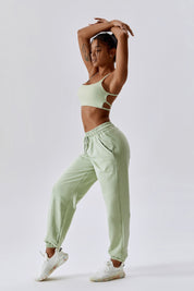 Elasticated Drawstring Joggers by bornfocus