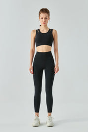 Fake Two Sports Bra & Leggings Activewear Set by bornfocus