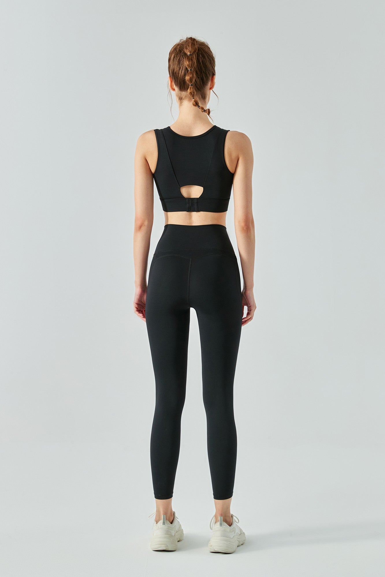 Fake Two Sports Bra & Leggings Activewear Set by bornfocus