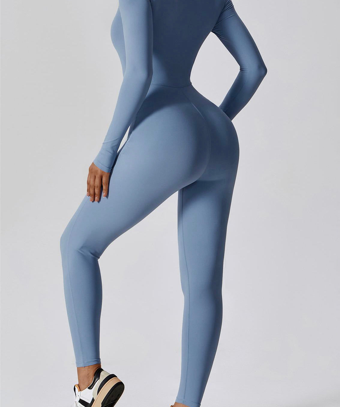 ZipFlex Long Sleeve Athleisure Jumpsuits by bornfocus