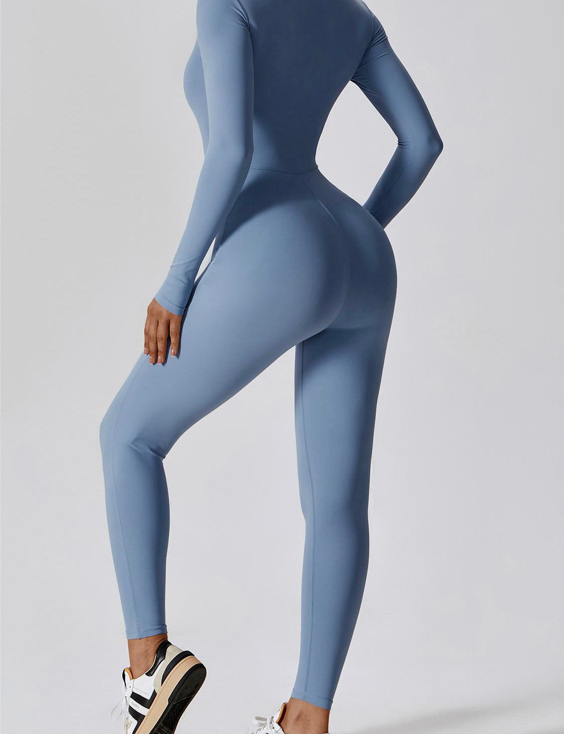 ZipFlex Long Sleeve Athleisure Jumpsuits by bornfocus