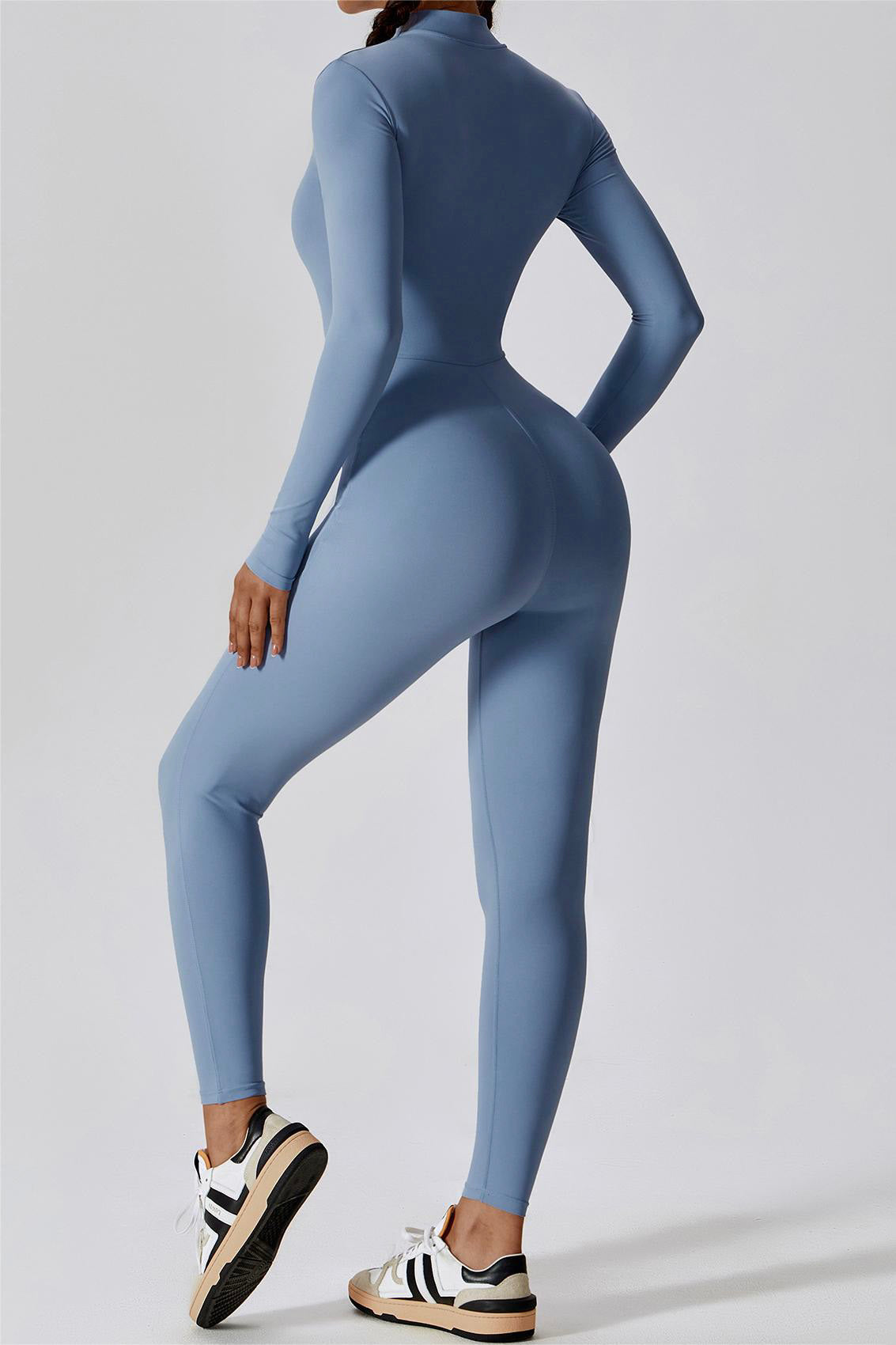 ZipFlex Long Sleeve Athleisure Jumpsuits by bornfocus